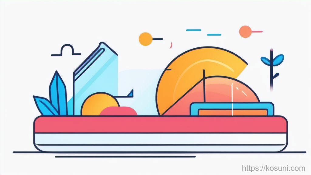 Bookmark icon landing in a tray like a reading list