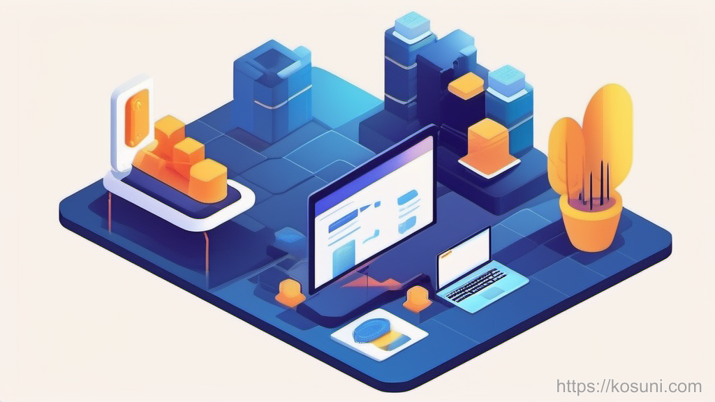 Connected tiles and checkmark representing conversion event pipeline