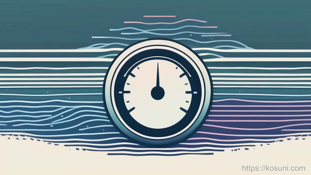 Water meter gauge symbolizing mobile data usage control