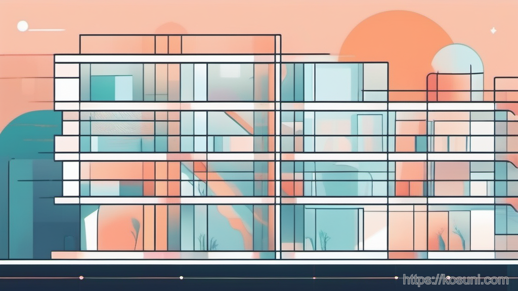 Translucent timeline with highlighted blocks and buffer gaps