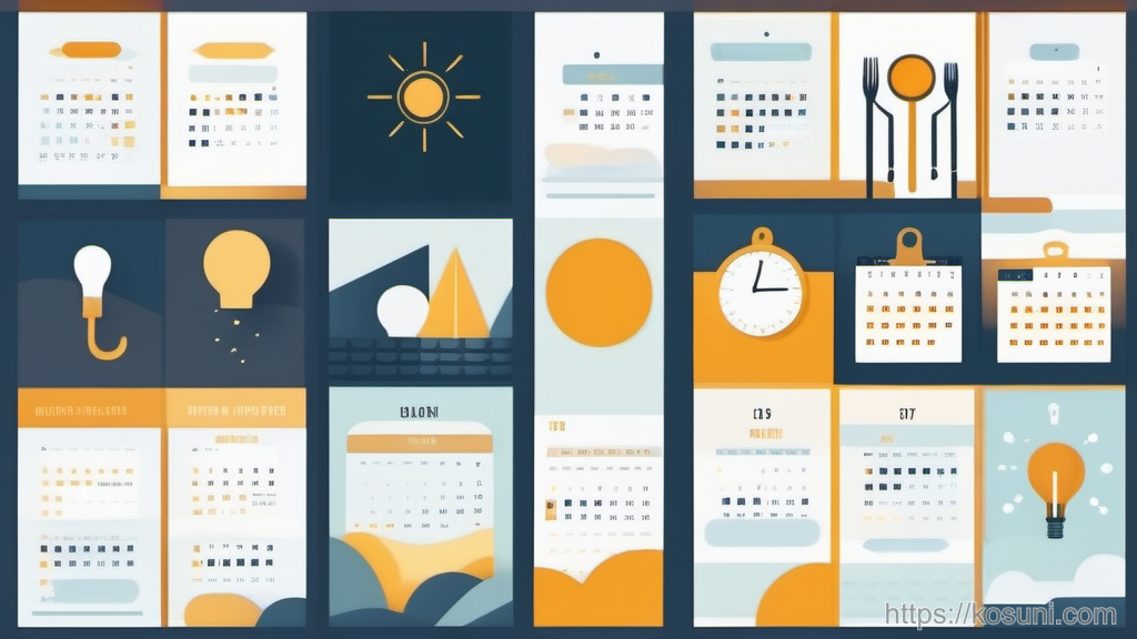 Four template panels for different note types