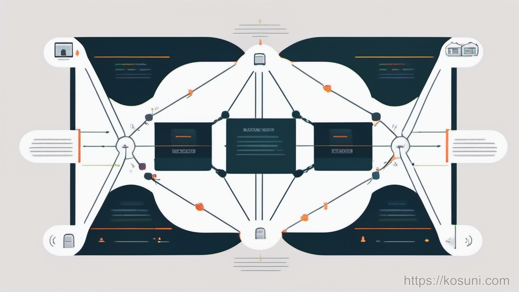 Padlock linked to a circular workflow diagram